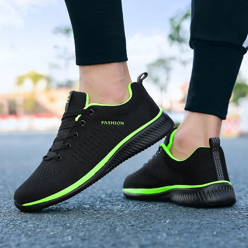 

Men sneakers 2019 spring Lace-up Men casual shoes Lightweight Comfortable Breathable Walking Sneakers Tenis Feminino Zapatos
