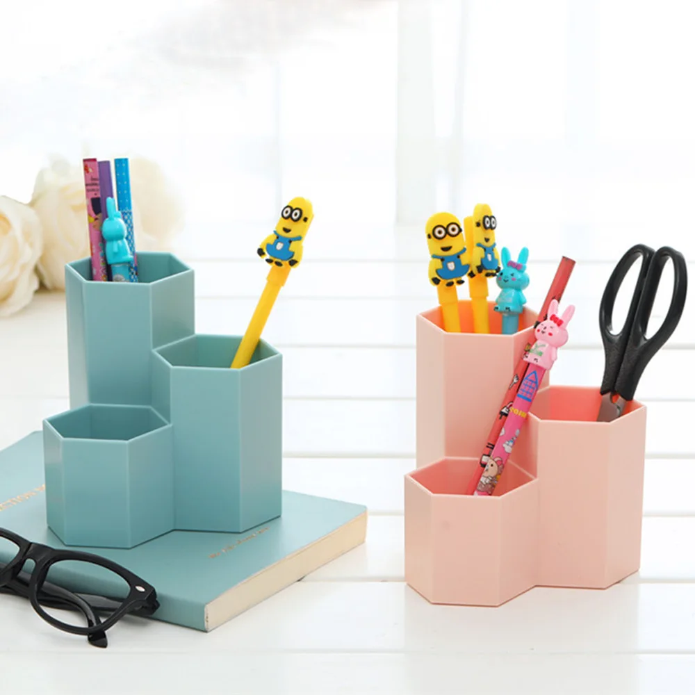 حار بيع مخزن للمكياج مربع مكتب قلم رصاص المنظم ماكياج عرض حالة مستحضرات التجميل فرشاة حامل أحمر الشفاه مكتب الحمام المنظم