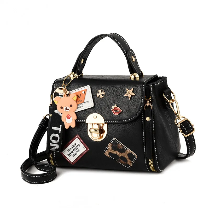 girls black purse