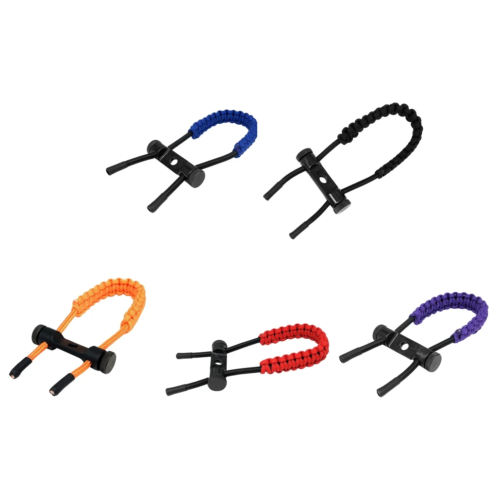 

Adjustable Target for Archery Compound Bow Braided Cord Wrist Sling Strap Rope Hunting Shooting Accessories