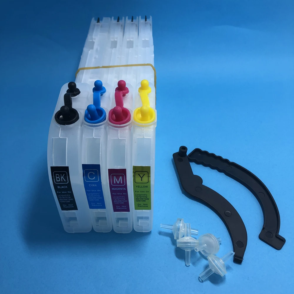 

YOTAT Empty Refillable LC12 LC40 LC71 LC73 LC75 LC400 LC1220 LC1240 ink cartridge for brother DCP-J525N DCP-J925N DCP-J525W