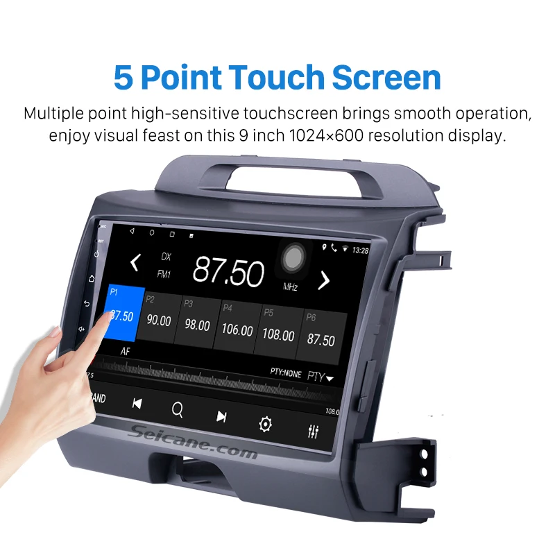 Flash Deal Seicane 9" Car Radio 2Din HD Android 8.1/7.1 Navi For KIA Sportage 2010 2011 2012 2013 2014 2015 GPS Multimedia Player Head Unit 2