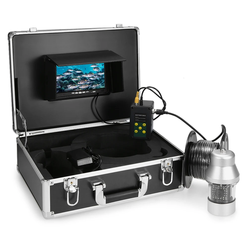 

Portable 1000TVL Under Fishing Camera Portable Waterproof 36 LEDs Night Vision Lights 360 Degree Rotating Camera Fish Finder