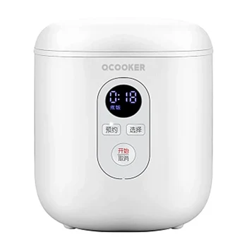 

Mini 1.2L Electric Rice Cooker Kitchen Cooker Small Rice Cook Machine Intelligent Appointment LED Display Cooker