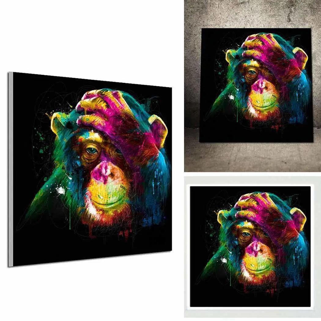 

DIY Orangutan Pattern etc Diamond Full Home Office Painting Bedroom Stick Animal Embroidery Cross Stitch Drill