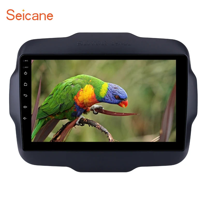 

Seicane Car Android 8.1/9.0 GPS Navigation Bluetooth For 2016 Jeep Renegade WiFi Multi-Touch Screen 9 Inch 2DIN Car Radio Player