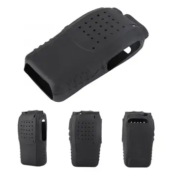 

2Pcs Walkie Talkies Full Protector Silicone Case for BF-888s CB Radio Soft Flexible Durable Two-Way Radio Comunicador Black