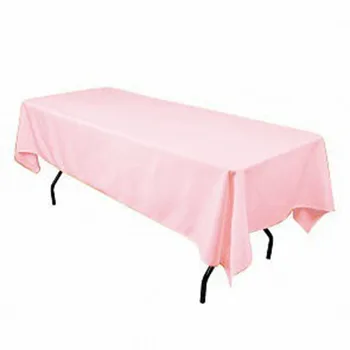 

Satin fabric Table Cloth rectangular Tablecloth Table Covers Hotel for wedding restaurant banqueting black purple pink 49
