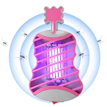 110-240 В светодиодный электронный антимоскитная лампа в форме скрипки электронная многофункциональная электриеская комаробойка ловушка для лампы