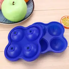 4 сетки DIY силиконовая форма для льда летняя формочка для шариков изо льда, кухонный холодильник, лед для напитков, кухонная барная форма для льда, охлаждающее приспособление