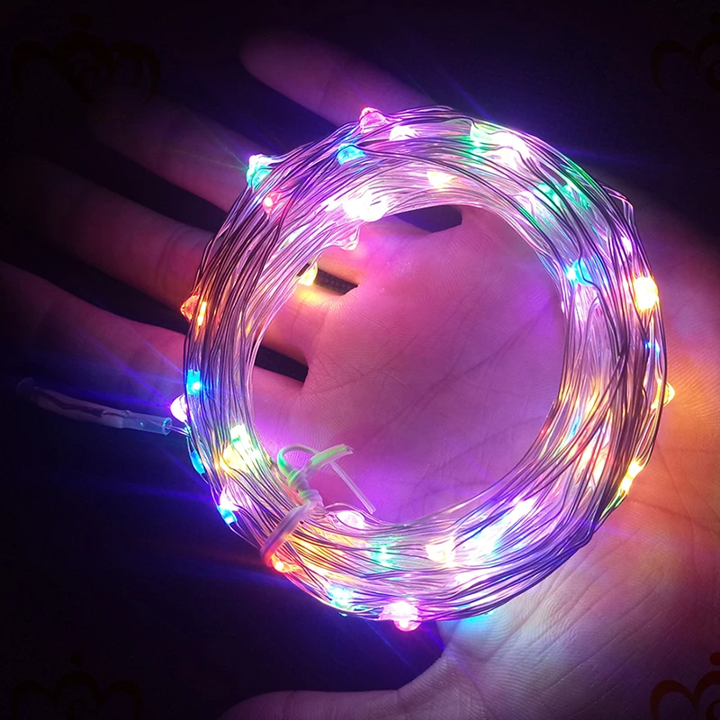 $12.64 10m 100LEDs LED fairy lights string 5v safe voltage LED copper string light garland xmas decoration outdoor wedding decor