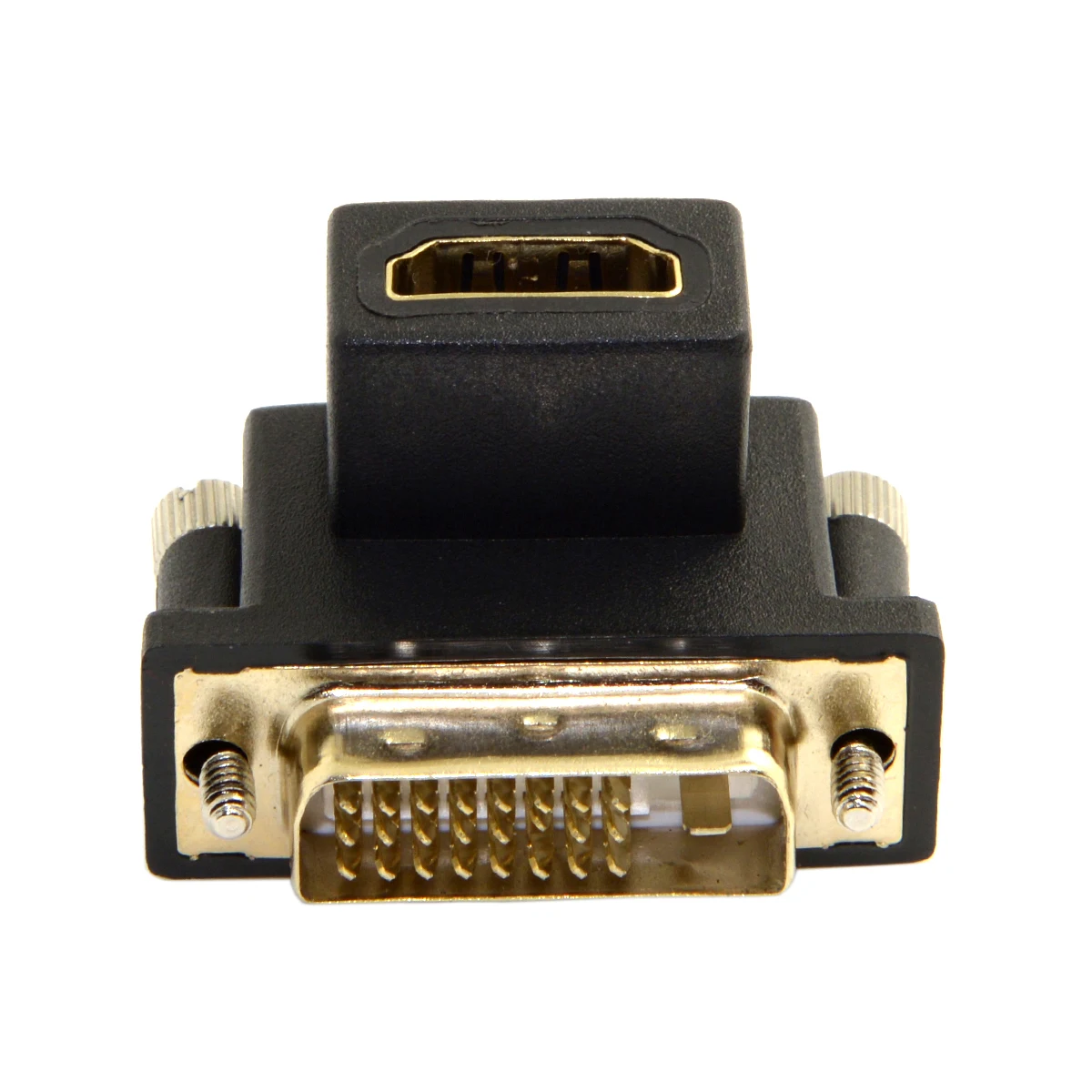 

90 Degree Down Angled DVI Male to HDMI Female Swivel Adapter for Computer & HDTV & Graphics Card