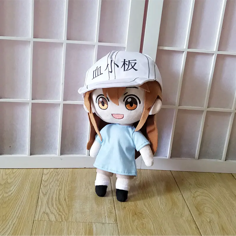 Cells at Work! Kesshoban plush toy anime Platelet figure toy cosplay doll 30cm girl soft short plush pillow free shipping