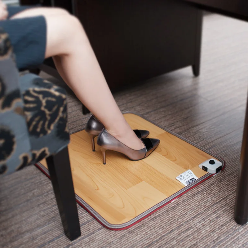 

LDAJMW Foot Warm Electrical Artifact Plug Warm Foot Pad Heating Pad Office Heating Pad Warm Foot Thermostat 50X55cm