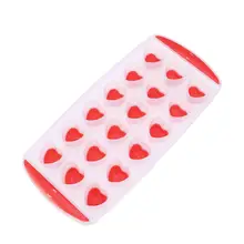 1 шт DIY креативный 18 балок лоток для льда в форме сердца форма для приготовления льда шоколадные кухонные формы аксессуары(случайный цвет