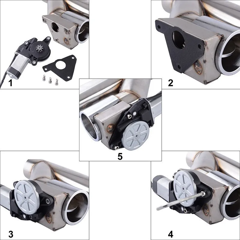 ESPEEDER Универсальный электронный выключатель глушителя клапан с дистанционным управлением двигателя для Выпускной вырез клапан заменить двигатель