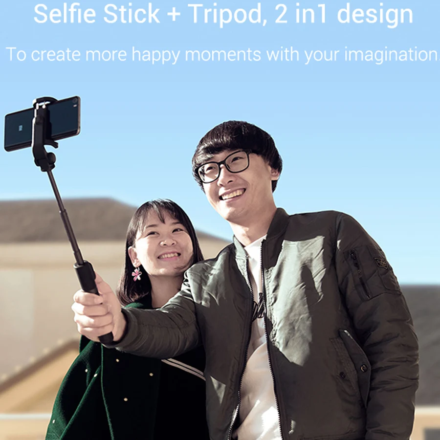 Online Xiaomi Tripode Selfie Stick plegable Tripe mi monopié obturador trípode Selfi Bluetooth inalámbrico IOS Android teléfono pegatina