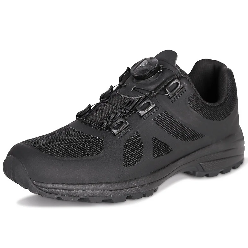 

Men Summer Black Ultra Light Training Military Shoes Outdoor Riding Climbing Sports Travel Breathable Rubber Quick Reaction Shoe