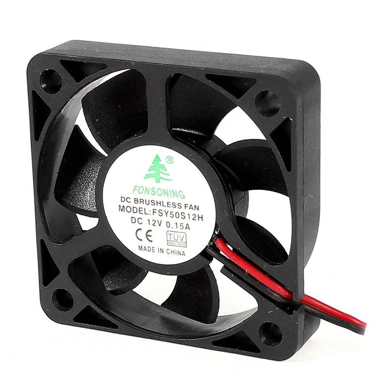 FONSONING FSY50S12H 50 мм x 10 2Pin 12 В DC бесщеточный PC чехол Вентилятор