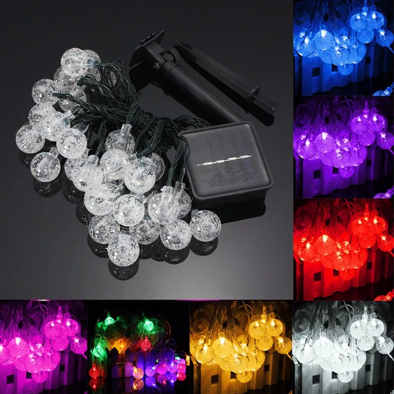 

CLAITE Solar 30 LED Outdoor Waterproof Party String Fairy Light Festival Ambience Lights NEW