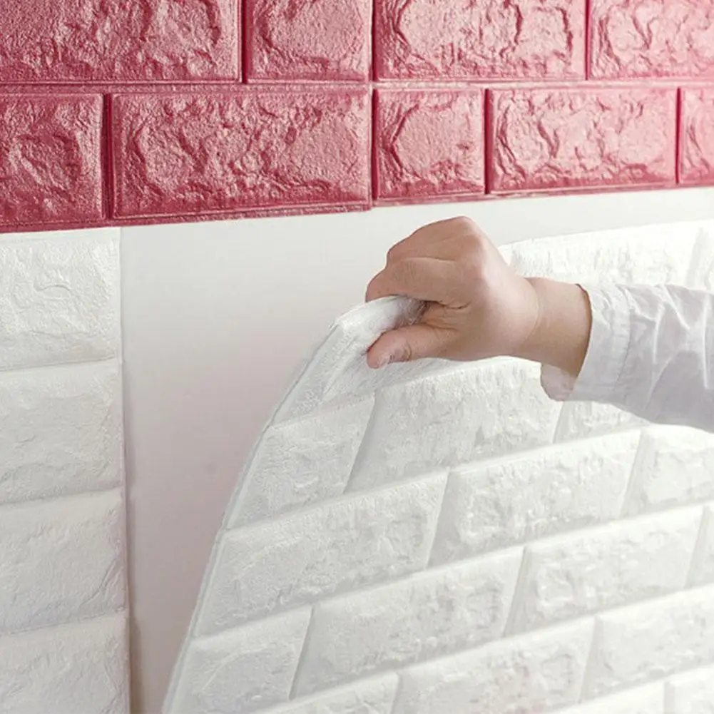 

LanLan 3D Waterproof Brick Grain Self-adhesive Heat insulation Sound Absorbing Foam Wall Sticker