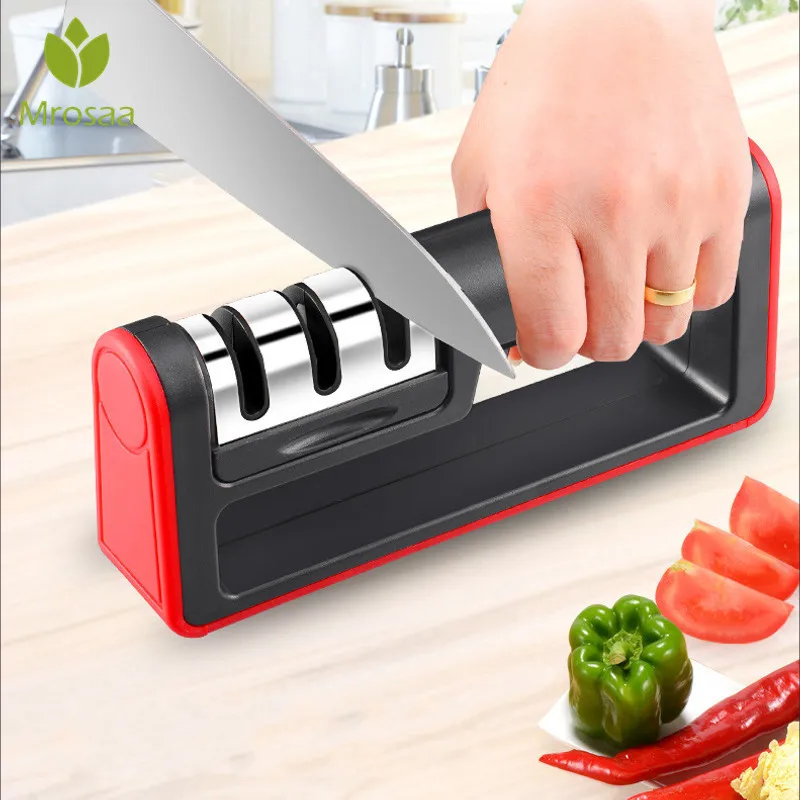 

Upgrade Professional Knife Sharpener diamond Quick sharpening 3 Stages Sharpener Knife Tools Sharpening Stone grinder Whetstone