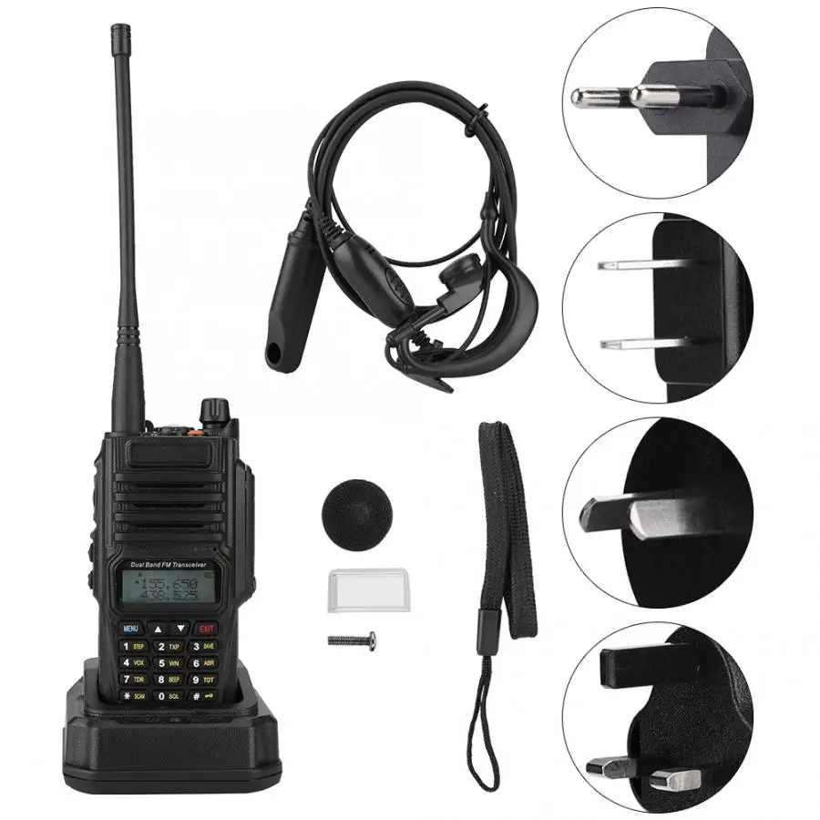 

Walkie Talkie High Power Long Range 2 Way Radio IP67 Waterproof for Baofeng UV-9R Walkie-Talkie 2 Way Radio