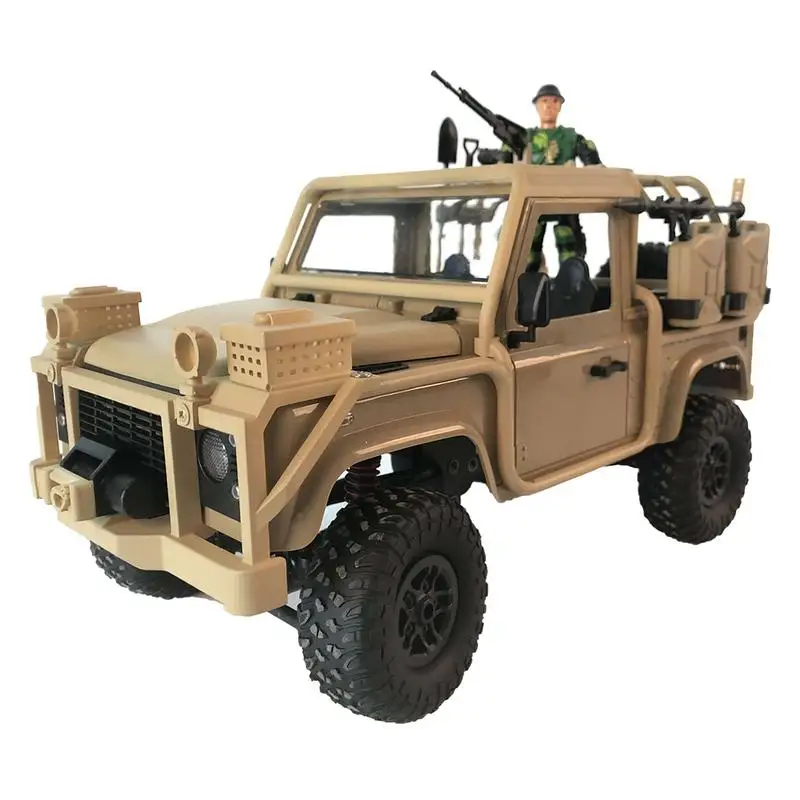 

1:12 RC Car 2.4G 4WD Convertible Jeep Remote Control Light 4-Wheel Drive Off-Road Climb Toy For Kids Jeep Battlefield Buggy