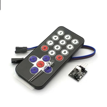 

Smart Electronics Hot Sale Black Infrared IR Wireless Remote Control Module Kits for Uno DIY Kit