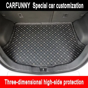 

New high side Car Trunk Mats For Mercedes Benz GLSLK 350 W170 W171 R171 R172 SL Car Cargo Rear Boot Liner Trunk Mat Carpet