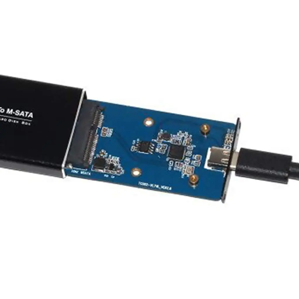 MSATA к USB 3 1 5gbps SSD корпус адаптера с интерфейсом Type C|Корпус жесткого диска| |