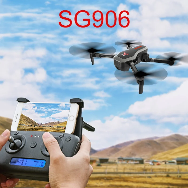 SG906 gps 5G wifi FPV с селфи складной 4K 1080P Ультра HD камера RC Дрон Квадрокоптер RTF складной Дрон VS XS809S XS816 SG106