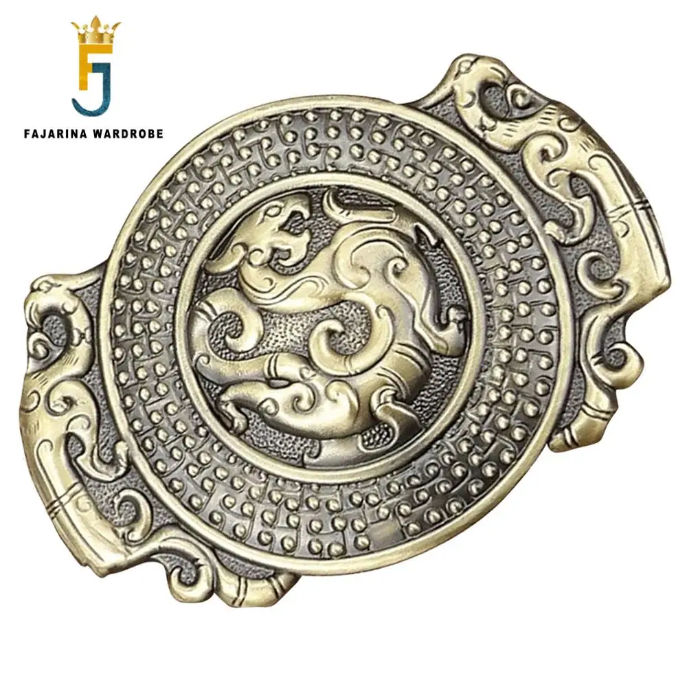 FAJARINA уникальный дизайн твердая латунная пряжка только для 3 6-3 9 см ширина