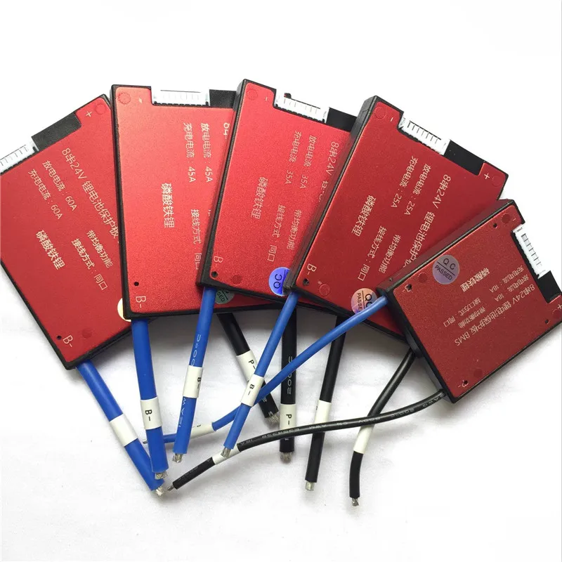 8 S 24 В 18A 25A 35A 45A 60A Lifepo4 LFP батарея PCB bms PCM с балансом для электрического