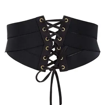 

Women's Elastic Stretch Wide Band Corset Waist Belt