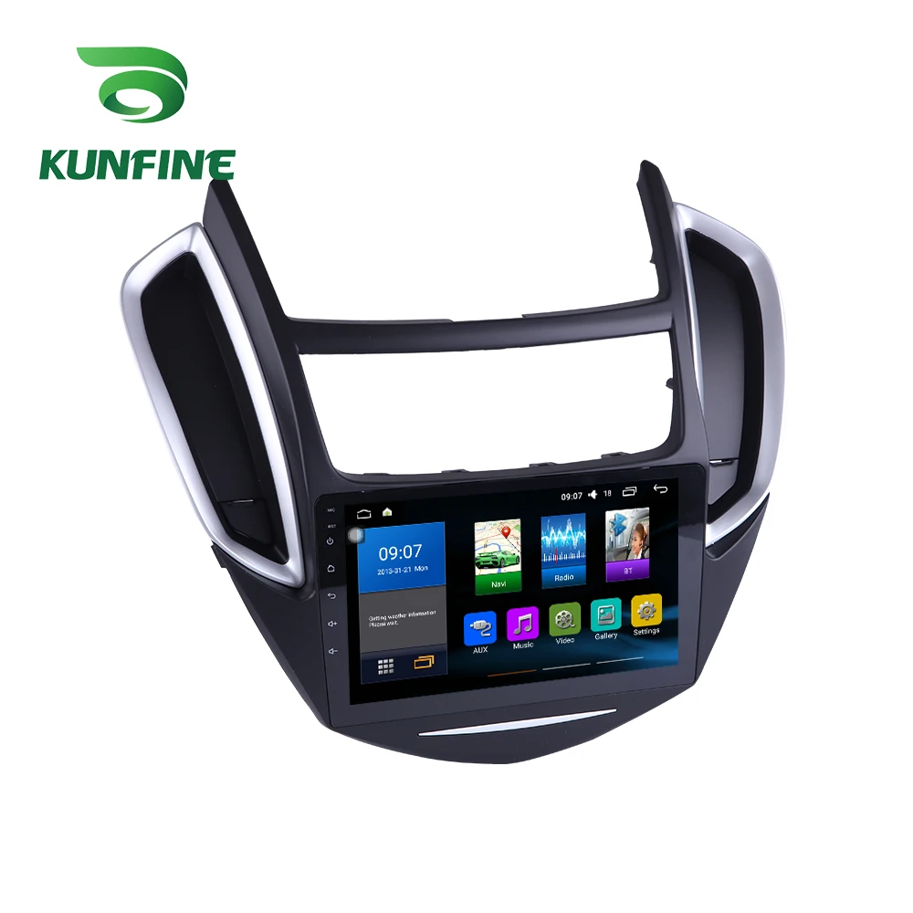 Octa Core 1024*600 Android 8.1 Car DVD GPS Navigation Player Deckless Car Stereo For Chevrolet TRAX
