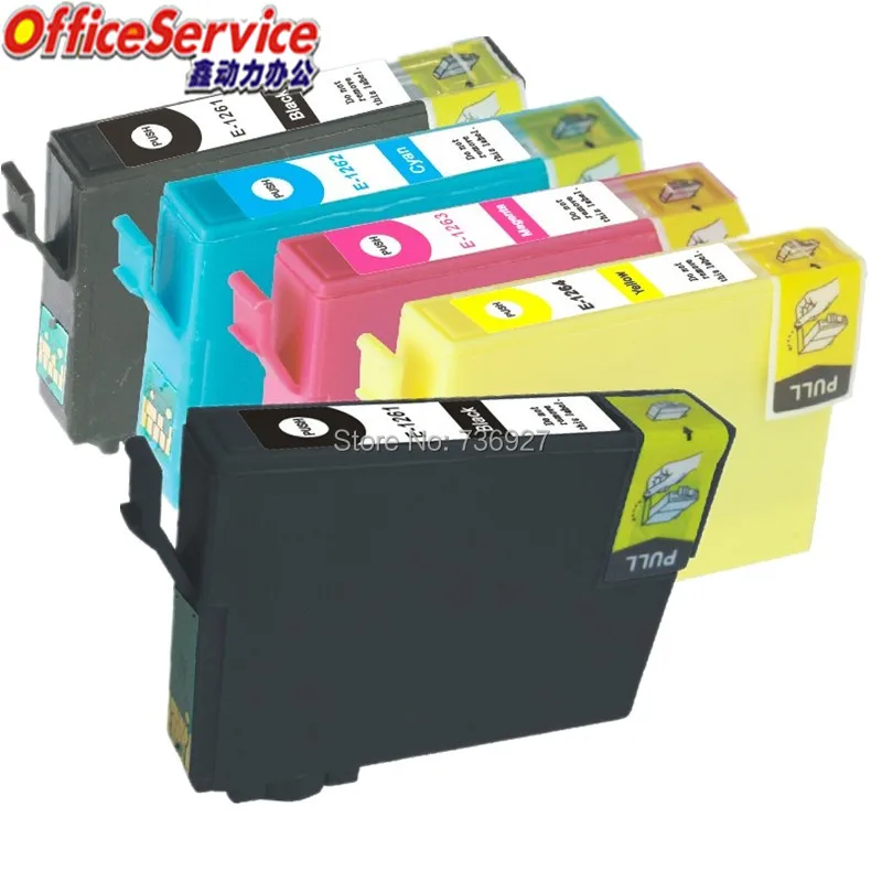 5X T1261 T1262 T1263 T1264 совместимый чернильный картридж для принтера Epson 520 60 435 545 630 633 635 645