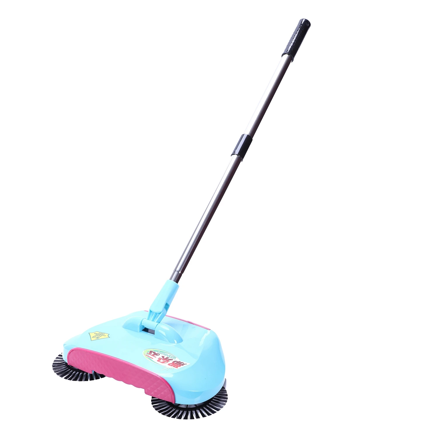

Hot TOD-Stainless Steel Sweeping Machine Push Type Hand Push Magic Broom Dustpan Handle Household Cleaning Package Hand Push S