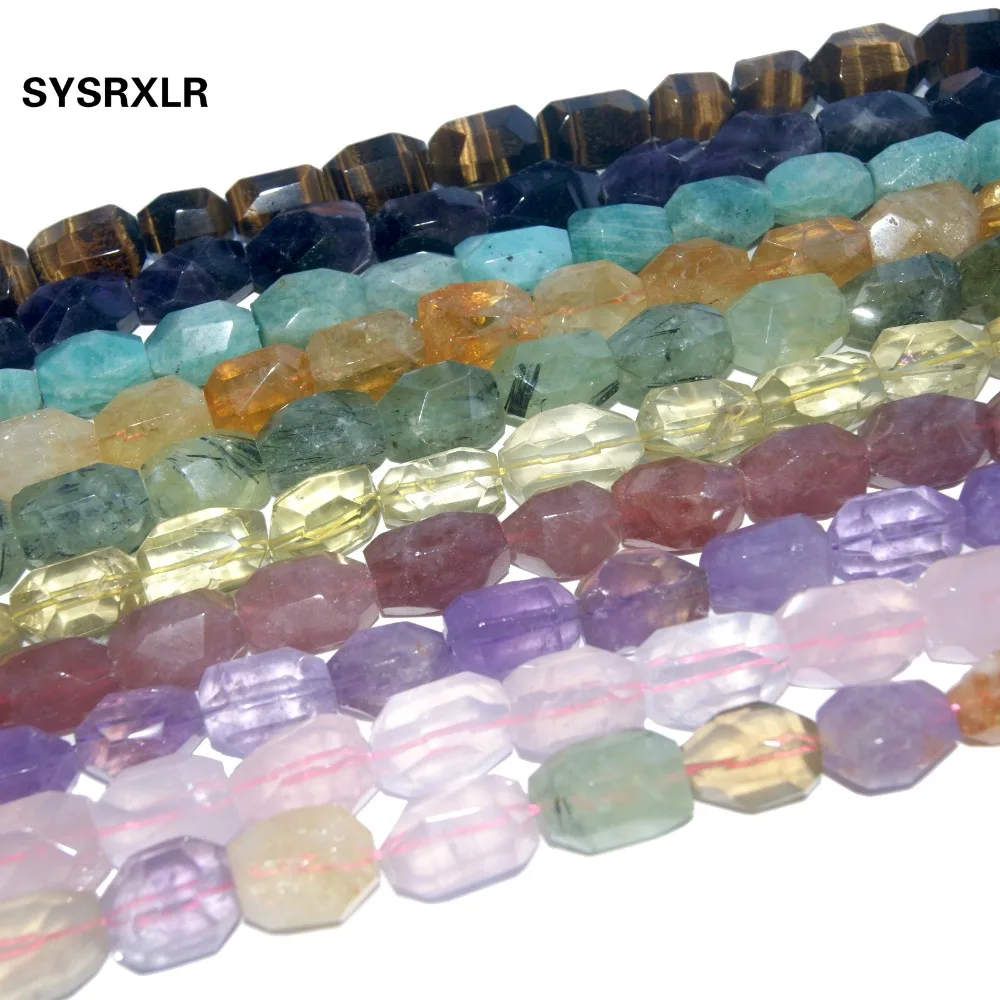 

Natural Stone Bead Irregular Shape Pink Quartz Amethysts Agates Lapis lazuli Tiger Eye Amazon For Jewelry Making DIY Necklace