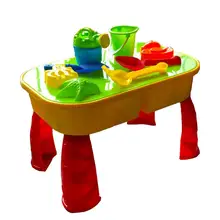 Summer Fun Sand and Water Table Toy Set with Buckets Shovel for Kids Educational Toys