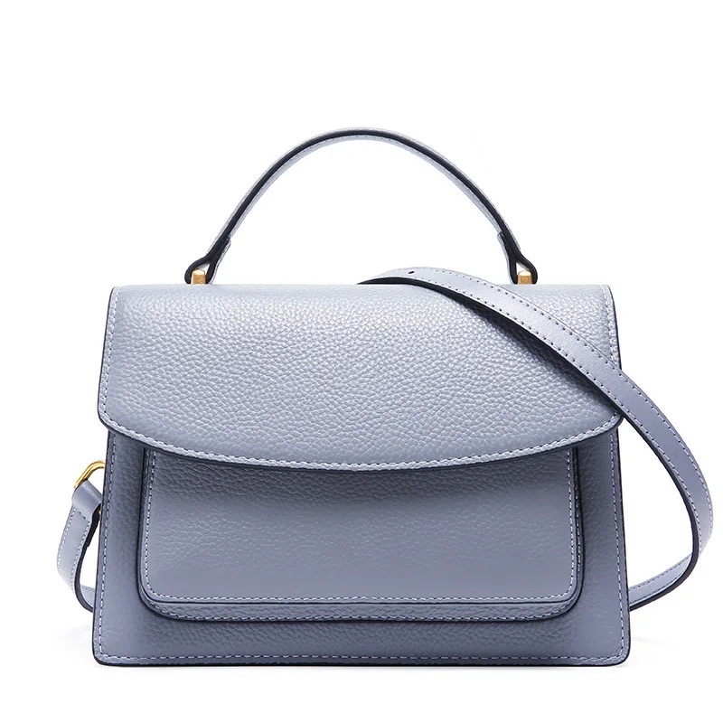 

2019 Fashion Women Messenger Bags Luxury Handbags Women Bags Designer Genuine Leather layer Cowhide Shoulder Bags Solid Red sac