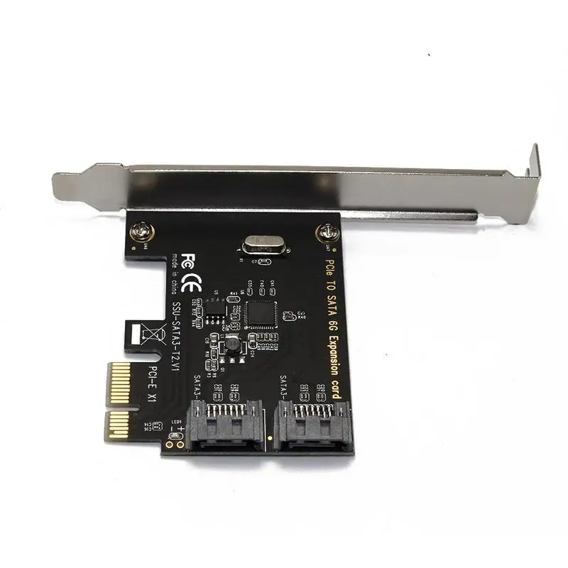 

Desktop Expansion Card For All Pci-e Sockets Sata3.0 Expansion Card Adapter Card Hard Drive 2 Sata 6.0Gbps Interface SUP IDE/AHC