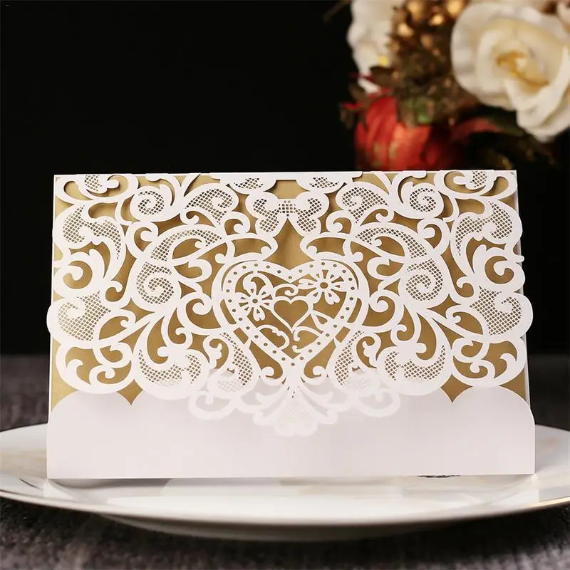  10pcs Invitation Card Business Invitation Card Wedding Invitation Card Wedding Party Wedding Decora - 32972886882