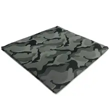 EH30 Mens Pocket Square Темно-серый Абстрактный модный платок Классический аксессуар
