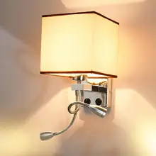 Настенный светильник, переключатель для Бра, лестничный светильник, светильник E27, лампа для спальни, декор для ванной комнаты, современный прикроватный светильник, настенный светильник
