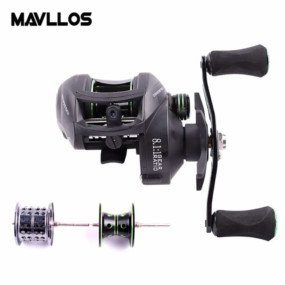 Mavllos 8.1: 1 نسبة عالية BFS Baitcasting الصيد بكرة اليسار اليد اليمنى مزدوجة المعادن بكرة تصفح الانظار الصيد الصب بكرة Mavllos 8.1: 1 نسبة عالية BFS Baitcasting الصيد بكرة اليسار اليد اليمنى مزدوجة المعادن بكرة تصفح الانظار الصيد الصب بكرة