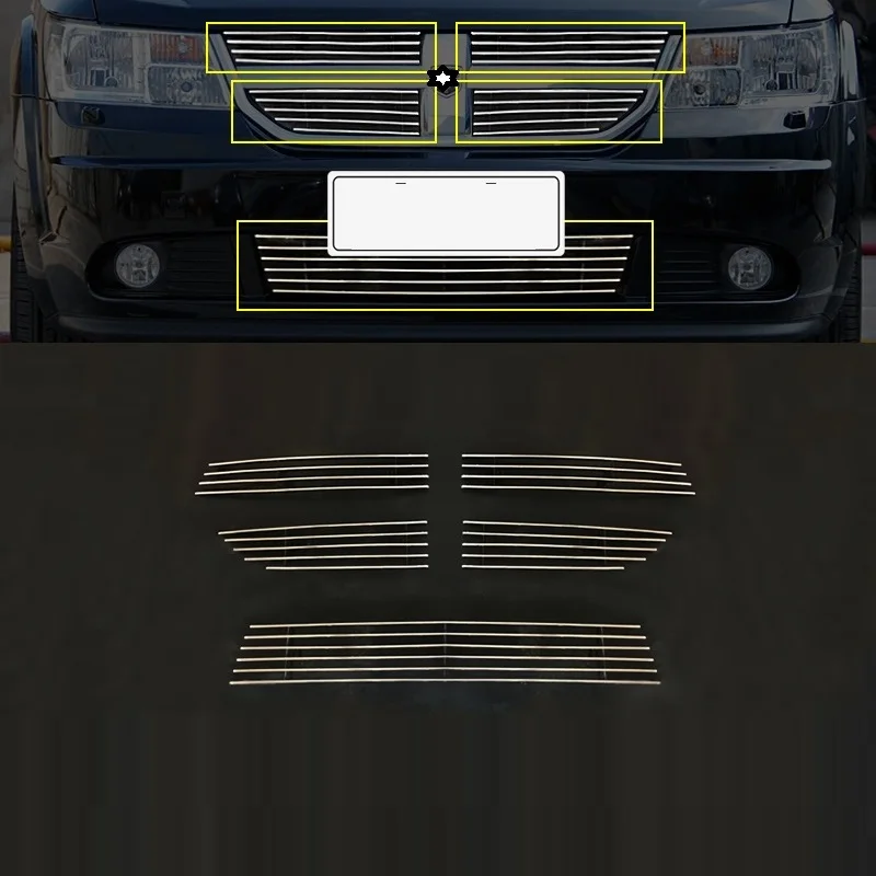 

Styling Protector Mouldings Modification Decoration Car Accessories Racing Grills 09 10 11 12 13 14 15 16 FOR Dodge Journey