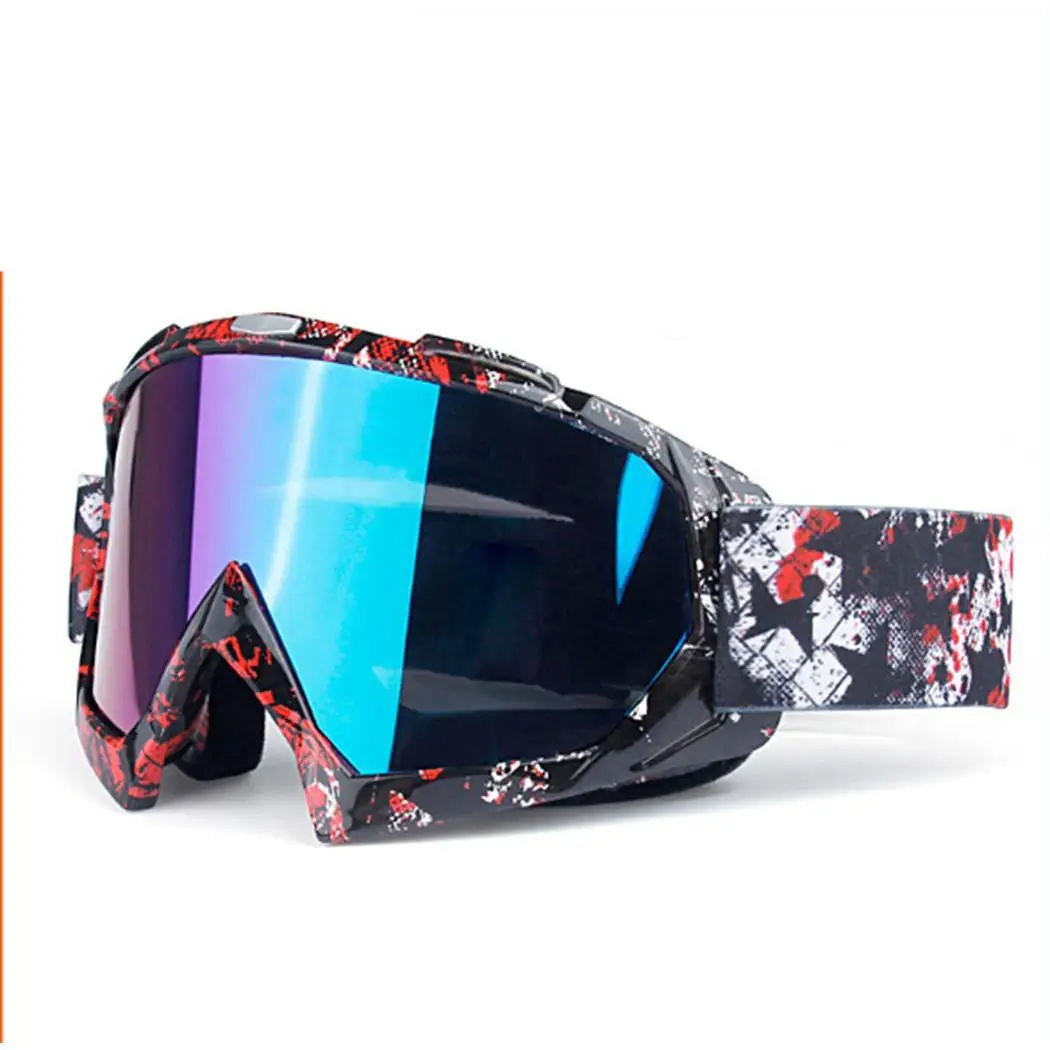 Nuevas gafas de Snowboard de esquí para prevenir el viento nieve móvil Dirt Bike gafas Motocross fuera de carretera lentes de Color Nuevas gafas de Snowboard de esquí para prevenir el viento nieve móvil Dirt Bike gafas Motocross fuera de carretera lentes de Color