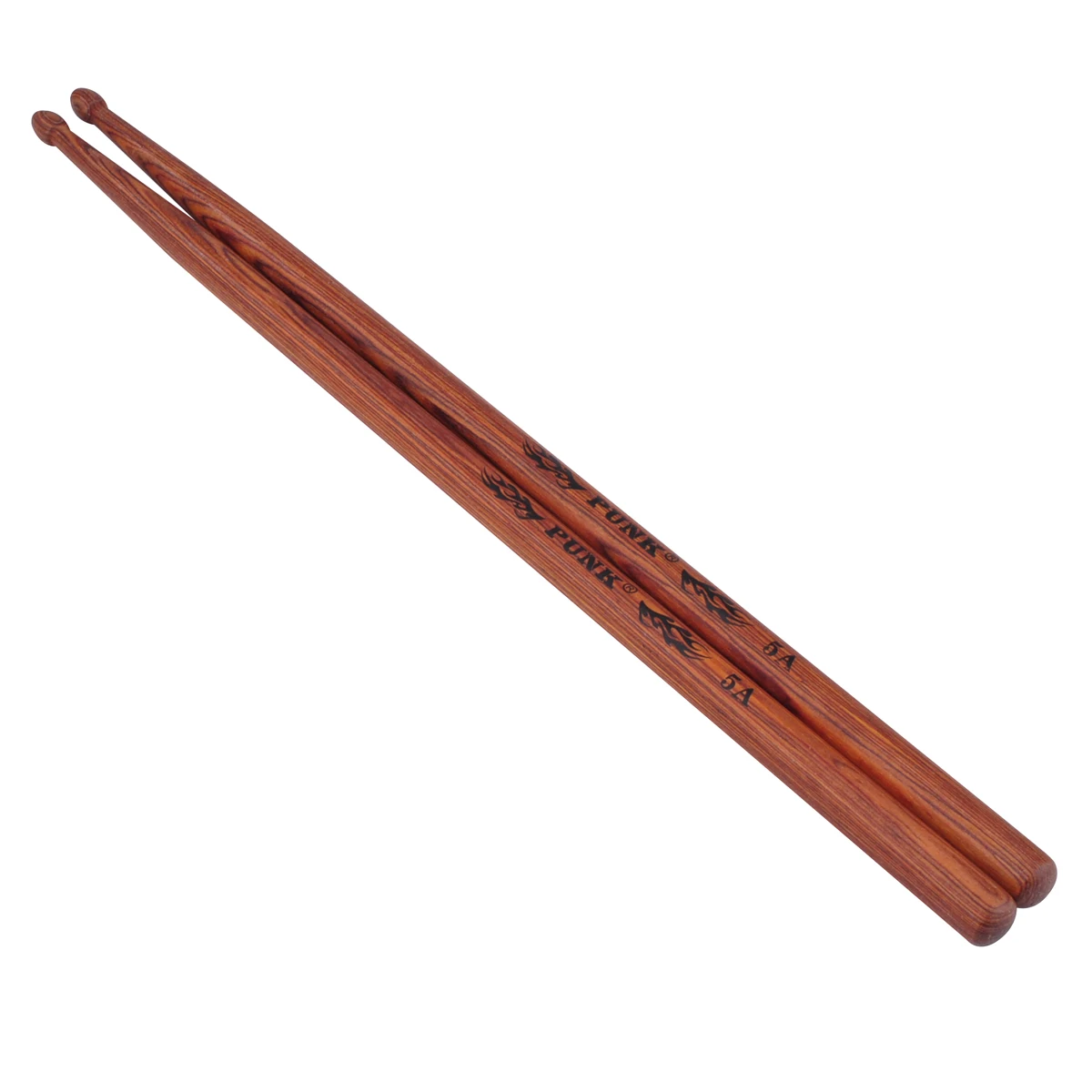 PUNK Drum Sticks Wood Tip Drumsticks, African Merbau Wood Drum Sticks Suitable for Drumer