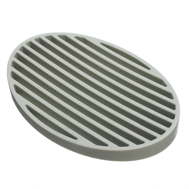 Practical Fashion Silicone Home Bathroom Flexible Soap Dish Plate Holder Soapbox Gray | Обустройство дома